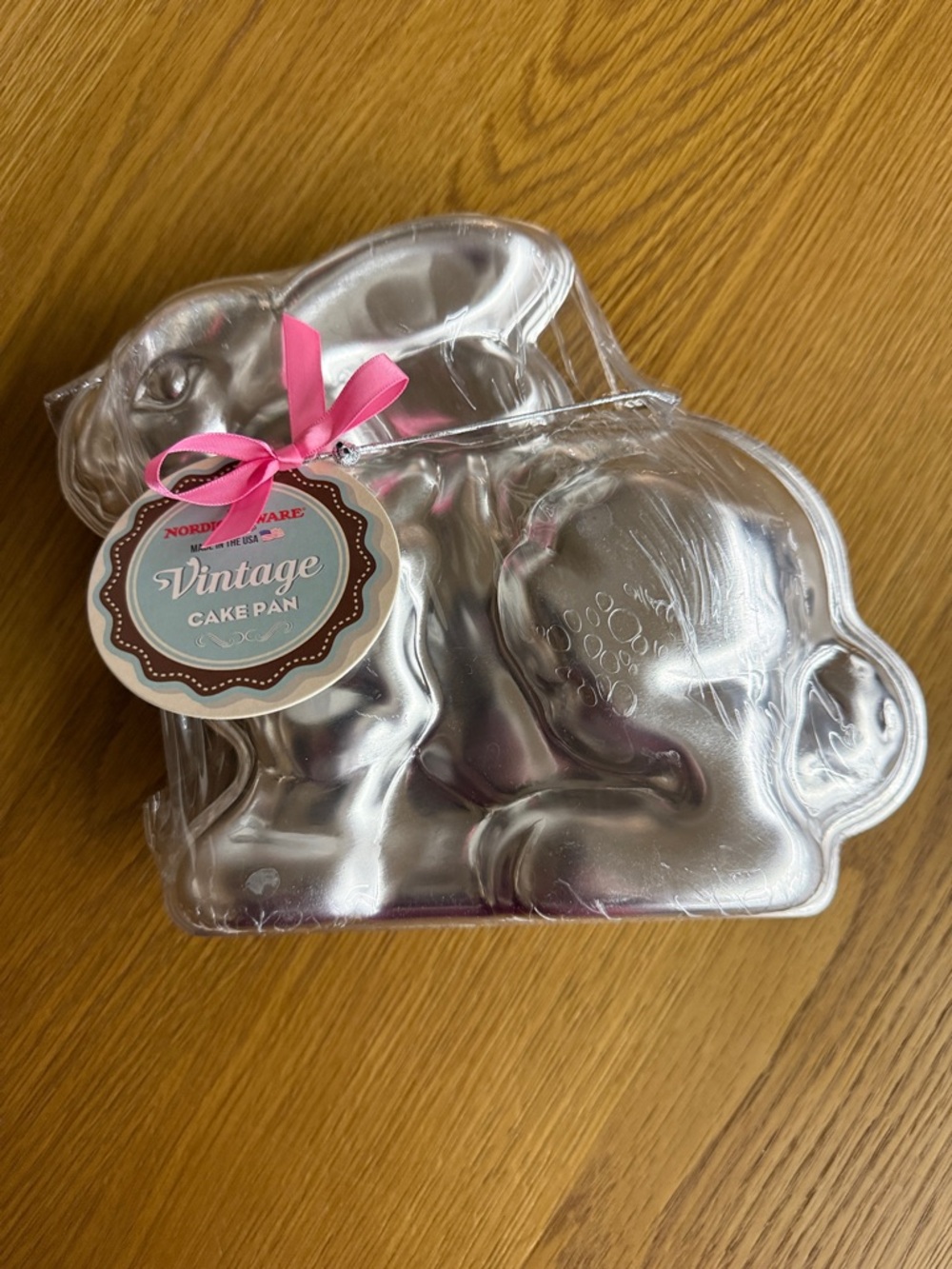 Nordic Ware Silver Bunny Cake Pan